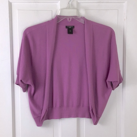 Ann Taylor Cropped Cardigan Open Front EUC - Picture 1 of 4